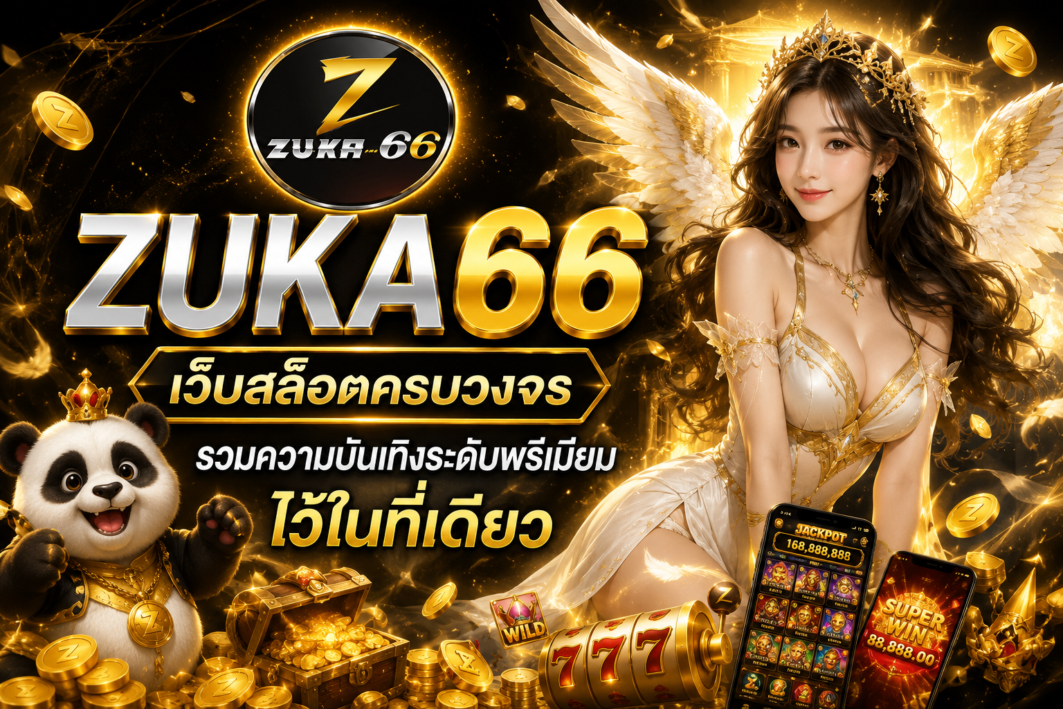 ZUKA66 เว็บสล็อตครบวงจร รวมความบันเทิงระดับพรีเมียมไว้ในที่เดียว